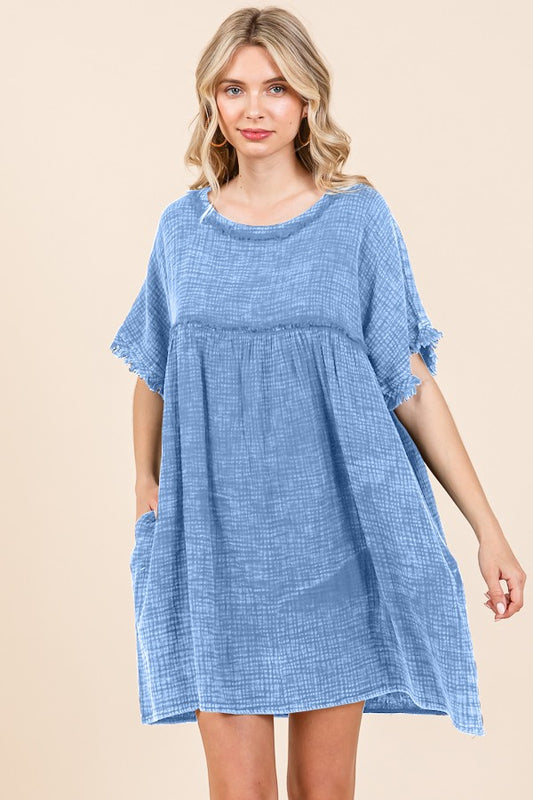 Babydoll Blue Dress