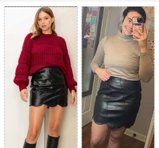 Leather Skirt