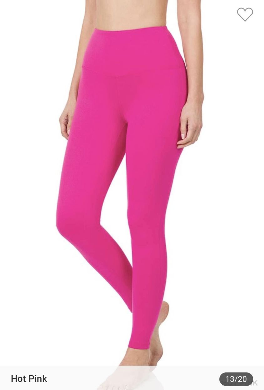 Leggings- Hot pink, Black, Ash Grey, Blue, Dark purple, Mustard